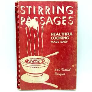 Vintage 1940s Stirring Passages Cookbook Recipes Beta Mu Walla Walla Washington